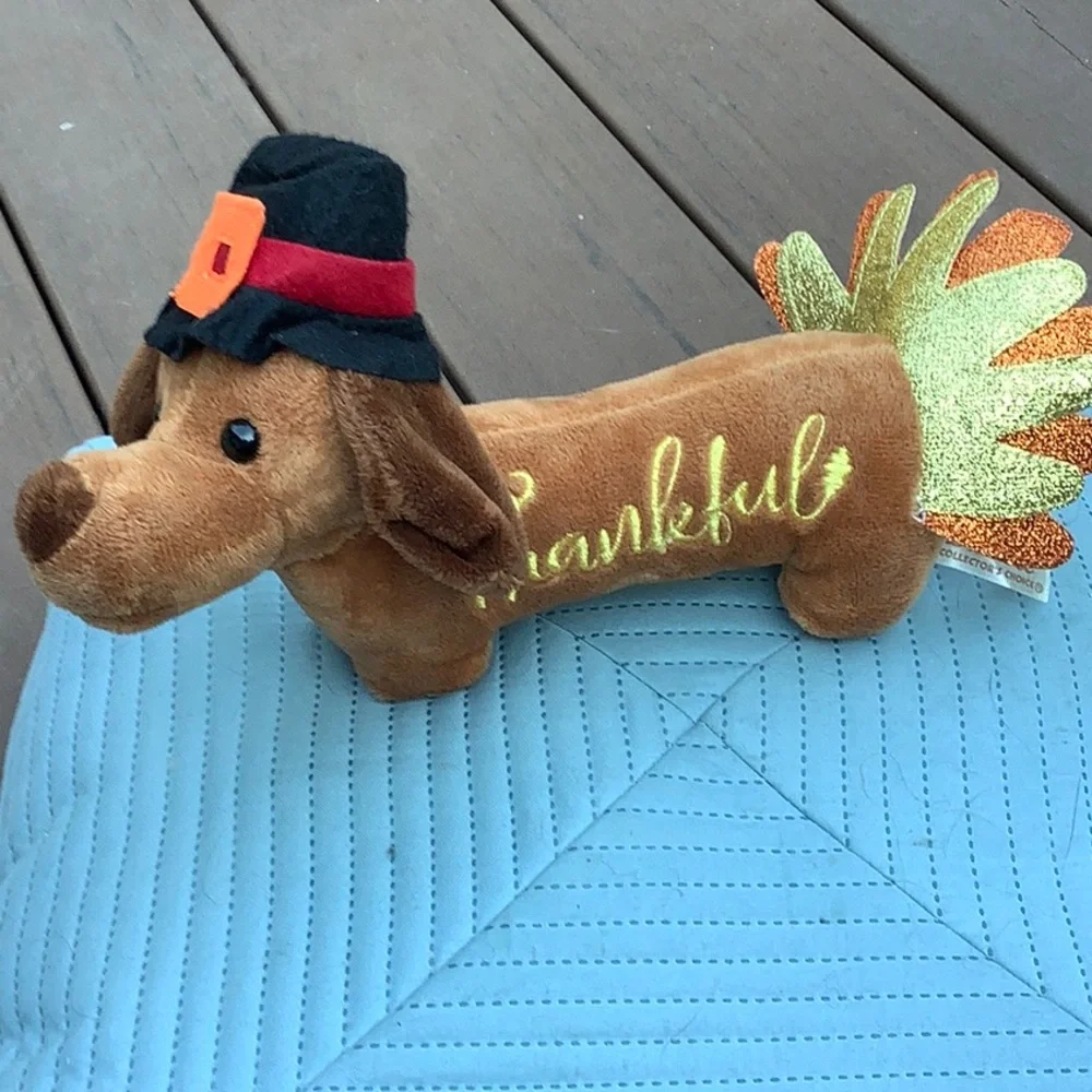 Thankful Stuffed Toy Dog